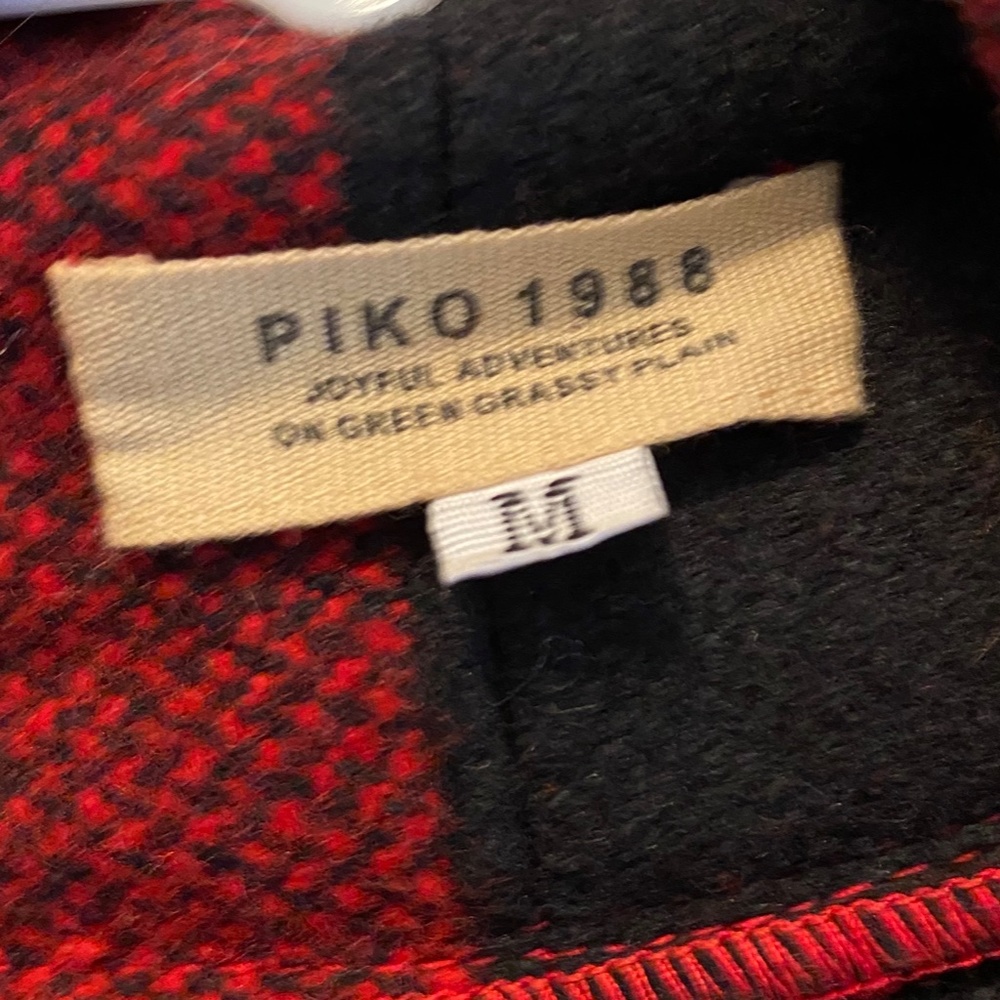 Gingham Wool Vest Jacket - image 2